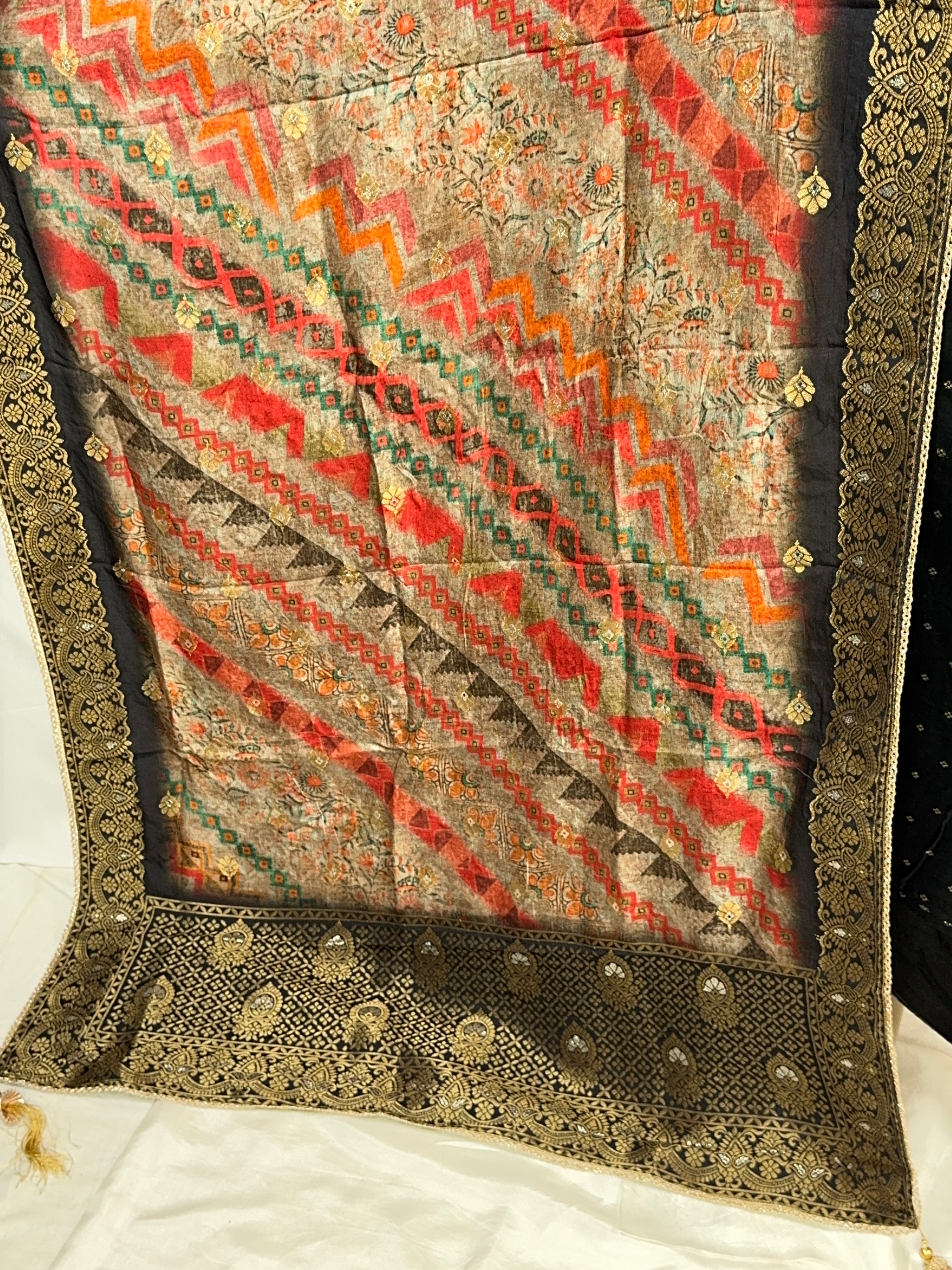 Zivara Black Jaipuri Suit Set